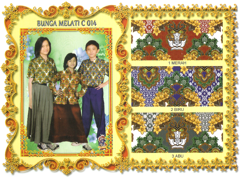 Bunga Melati 014 Istana Kain Seragam Gambar Batik